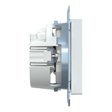 Merten Schutzkontaktsteckdose mit erhöhtem Berührungsschutz weiß (glänzend), Retail