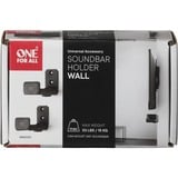 ONE FOR ALL Universelle Soundbar-Halterung, Wandhalterung schwarz