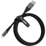 Otterbox Premium Ladekabel Lightning > USB-A schwarz, 2 Meter