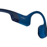 Shokz OpenRun, Kopfhörer blau/dunkelblau, Bluetooth, Laden über magnetische Induktion