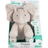 Spin Master Gund - Flappy interaktiver Elefant, Kuscheltier grau, 30 cm