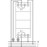 Theben Digitale Zeitschaltuhr SELEKTA 174 top3 für DIN-Schiene, 2 Kanäle, Astro- und Wochenprogramm