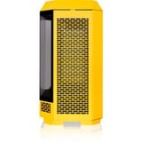 Thermaltake The Tower 300 Bumblebee, Tower-Gehäuse dunkelgelb, Tempered Glass