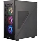 Thermaltake Titan Black, Gaming-PC schwarz/transparent, Windows 11 Home 64-Bit