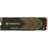 Transcend 250S 2 TB, SSD schwarz/gold, PCIe 4.0 x4, NVMe, M.2 2280