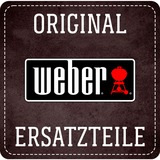 Weber Kontrollknöpfe für Genesis II LX, Ersatzteil dunkelgrau, 2 Stück