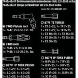 Wera 7445/46/47 Kraftform Drehmomentschraubendreher-Satz 2,5-55,0 in.lbs. schwarz/grün, 27-teilig, mit Rapidaptor Schnellwechselfutter