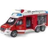 bruder 02680 Mercedes Benz Sprinter Feuerwehrrüstwagen, Modellfahrzeug inkl. Light + Sound Modul