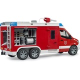 bruder 02680 Mercedes Benz Sprinter Feuerwehrrüstwagen, Modellfahrzeug inkl. Light + Sound Modul