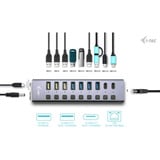i-tec USB 3.0/USB-C 9 Port Charging HUB, USB-Hub 