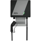 AEG Wallbox WB 11 FI, 11 kW, mit FI-Schutzschalter Typ B schwarz/grau, inkl. Kabelhalterung