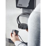 AEG Wallbox WB 11 FI, 11 kW, mit FI-Schutzschalter Typ B schwarz/grau, inkl. Kabelhalterung