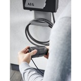 AEG Wallbox WB 11 FI, 11 kW, mit FI-Schutzschalter Typ B schwarz/grau, inkl. Kabelhalterung
