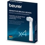 Beurer Bürstenköpfe Sensitive, Aufsteckbürste weiß, 4er Pack