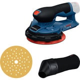 Bosch Professional Akku-Exzenterschleifer GEX 12V-150-3 Professional solo, 12Volt blau/schwarz, ohne Akku und Ladegerät, in L-BOXX
