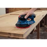 Bosch Professional Akku-Exzenterschleifer GEX 12V-150-3 Professional solo, 12Volt blau/schwarz, ohne Akku und Ladegerät, in L-BOXX