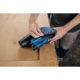 Bosch Professional Akku-Exzenterschleifer GEX 12V-150-3 Professional solo, 12Volt blau/schwarz, ohne Akku und Ladegerät, in L-BOXX