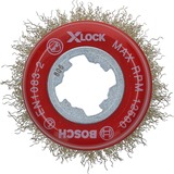 Bosch X-LOCK Topfbürste Clean for Metal, Ø 75mm, gewellt 0,3mm Draht vermessingt, für X-LOCK Winkelschleifer