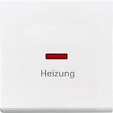 Busch-Jaeger Druckwippe Doppelwippe Heizung-Notschalter 1789 H-84 weiß (glänzend), Retail