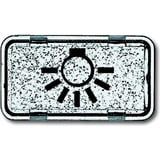 Busch-Jaeger Tastersymbol Licht 2622 LI-101, Schalter Retail