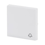 Busch-Jaeger Wippe mit Aufdruck mit Symbol Klingel weiß, Retail