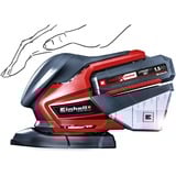 EINHELL Akku-Multischleifer TE-OS 18/150 Li-Solo rot/schwarz, ohne Akku und Ladegerät