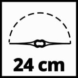 EINHELL Akku-Rasentrimmer GC-CT 18/24 Li P-Solo rot/schwarz, ohne Akku und Ladegerät