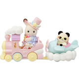 EPOCH Sylvanian Families - Freizeitpark Spielset Zugfahrt, Konstruktionsspielzeug 
