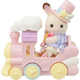 EPOCH Sylvanian Families - Freizeitpark Spielset Zugfahrt, Konstruktionsspielzeug 