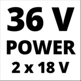 Einhell Akku-Rasenmäher GE-CM 36/41 Li-Solo, 36Volt (2x18V) rot/schwarz, ohne Akku und Ladegerät
