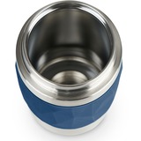 Emsa TRAVEL MUG Compact Thermobecher 0,3 Liter dunkelblau/edelstahl, Drehverschluss