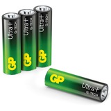 GP Batteries GP Ultra Plus Alkaline Batterie AA Mignon Longlife, LR06, 1,5Volt 4 Stück, mit neuer G-Tech Technologie
