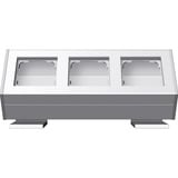 Gira Gehäuse dreifach mit Befestigungswinkel weiß, Retail