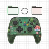 HORI Wireless HORIPAD Turbo (Pixel Grün), Gamepad grün, Nintendo Switch 2