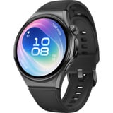 Huawei Watch 6 46mm (Niz-L19F), Smartwatch schwarz, schwarzes Fluoroelastomer-Armband