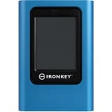 Kingston IronKey Vault Privacy 80 480 GB, Externe SSD blau/schwarz, USB-C 3.2 Gen 1 (5 Gbit/s)