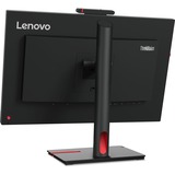 Lenovo ThinkVision T24mv-30, LED-Monitor 60.45 cm (23.8 Zoll), schwarz, Full HD, IPS, HDMI, DisplayPort, USB-C, Pivot, Webcam