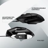 Logitech Gaming G502 X, Gaming-Maus schwarz, HERO 25K