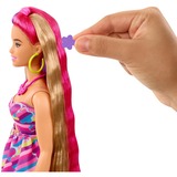 Mattel Barbie Totally Hair Puppe (brünett) im Blumen-Print Kleid 