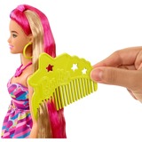 Mattel Barbie Totally Hair Puppe (brünett) im Blumen-Print Kleid 