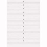 Merten Beschriftungsstreifen zum individuellen Beschriften, Beschriftungsgerät weiß, Retail