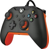 PDP Wired Controller - Atomic Black, Gamepad schwarz/orange, für Xbox Series X|S, Xbox One, PC