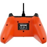 PDP Wired Controller - Atomic Black, Gamepad schwarz/orange, für Xbox Series X|S, Xbox One, PC