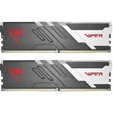 Patriot DIMM 32 GB DDR5-6200 (2x 16 GB) Dual-Kit, Arbeitsspeicher schwarz/weiß, PVVR532G620C40K, Viper Venom RGB, INTEL XMP