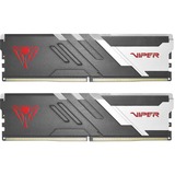 Patriot DIMM 32 GB DDR5-6200 (2x 16 GB) Dual-Kit, Arbeitsspeicher schwarz/weiß, PVVR532G620C40K, Viper Venom RGB, INTEL XMP