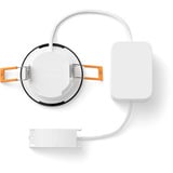 Philips Hue Hue White & Color Ambiance Slim Einbauleuchte 90 mm, LED-Leuchte schwarz, 3er-Pack