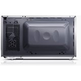SHARP YC-MG02E-S, Mikrowelle silber/schwarz