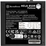 SilverStone HELA 850R Platinum, PC-Netzteil schwarz, 4x PCIe, Kabel-Management, 850 Watt