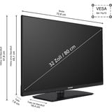 Telefunken XF32VP750M, LED-Fernseher 80 cm (32 Zoll), schwarz, FullHD, Triple Tuner, SmartTV, VIDAA Betriebssystem