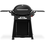 Weber Gasgrill Q 3200N+ mit Premium-Rollwagen schwarz, 6,44 kW, mit Seitentischen